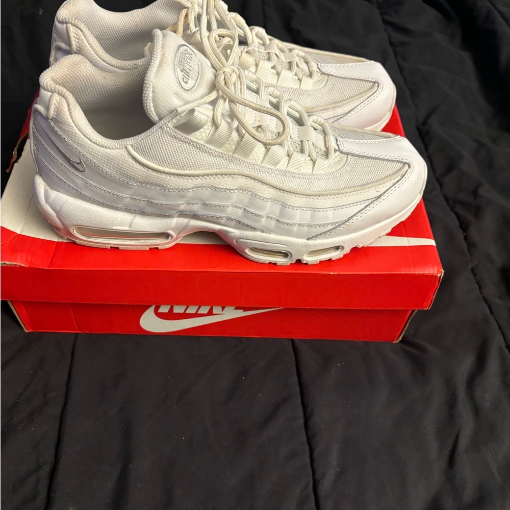 Nike air max 95, white, size 9